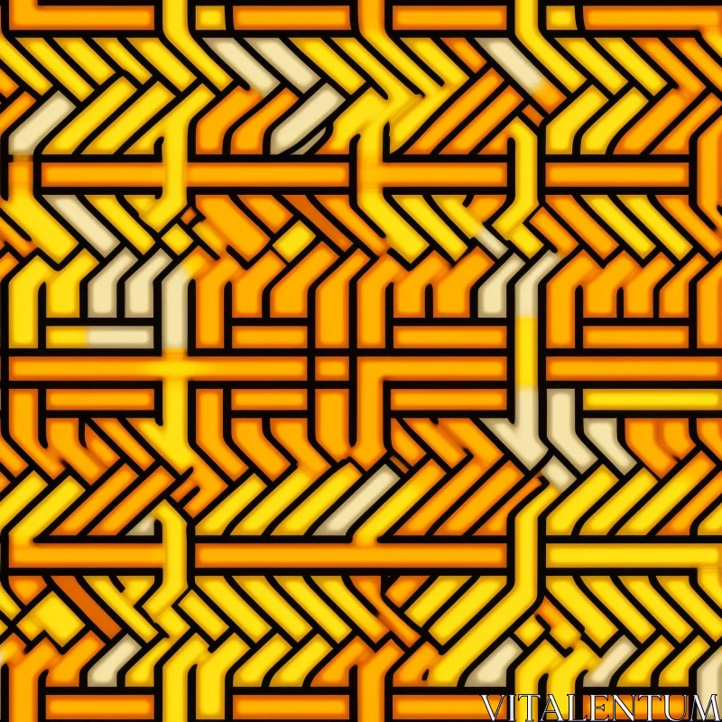 Energetic Geometric Pattern for Wallpaper, Fabric, and Web Design AI Image