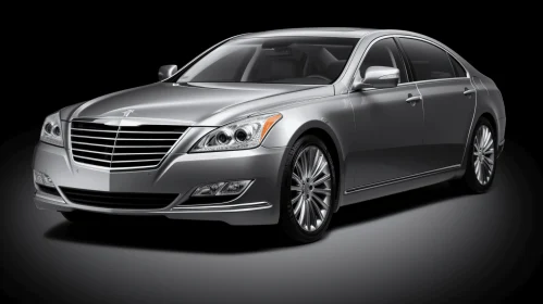 Exquisite Silver Chrysler Sedan: A Masterpiece of Opulence
