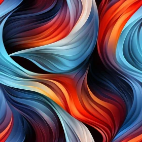 Bold Abstract Painting with Expressive Colors