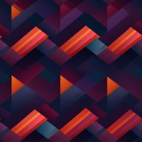Dark Blue Geometric Triangle Pattern