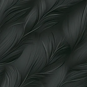 Dark Feathers Seamless Pattern | Vector Background Design