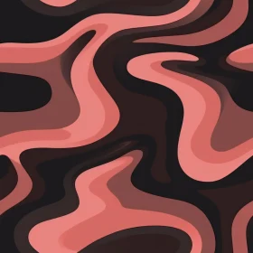 Retro Psychedelic Abstract Painting