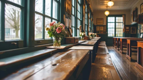 Captivating Rustic Classroom in a Charming Schoolhouse