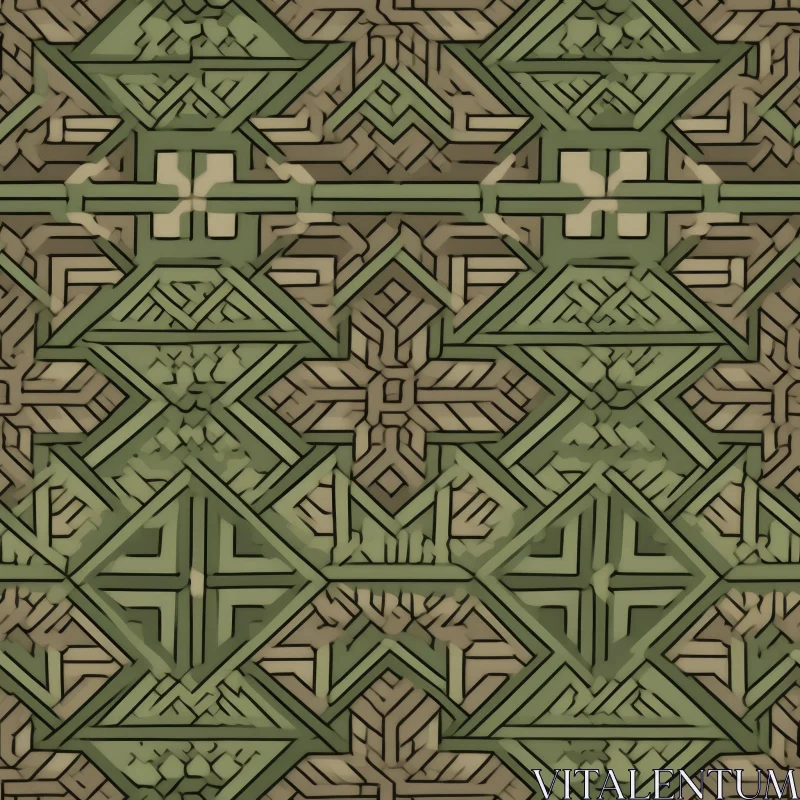 Elegant Geometric Pattern for Wallpaper, Fabric, and Home Decor AI Image