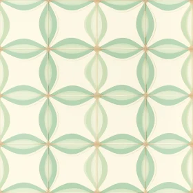 Retro Floral Tiles Pattern - Mid-Century Inspired Design