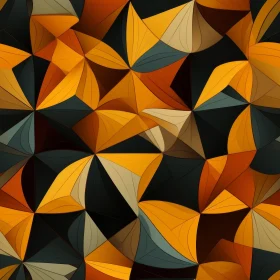 Multicolored Triangle Seamless Pattern - Warm Colors