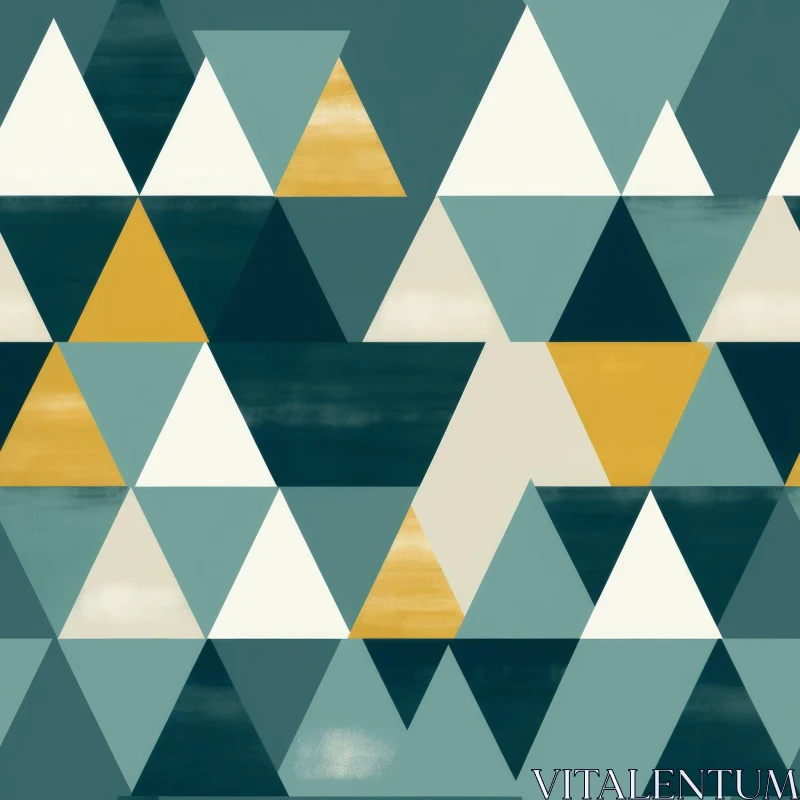 AI ART Stylish Geometric Pattern with Triangles