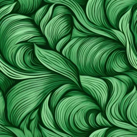 Green Leaves Seamless Pattern | Background Texture Art