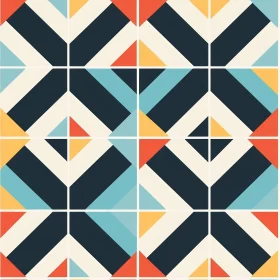 Dynamic Geometric Pattern Illustration
