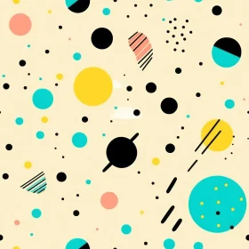 Geometric Mid-Century Modern Seamless Pattern