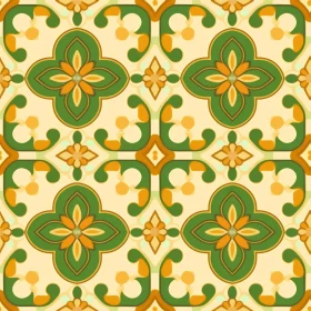 Moroccan Tiles Seamless Pattern - Traditional Design
