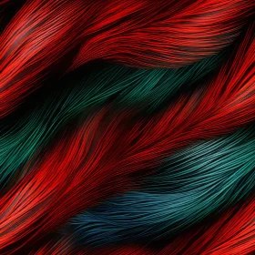 Dynamic Abstract Wavy Pattern Background in Red, Green, and Blue