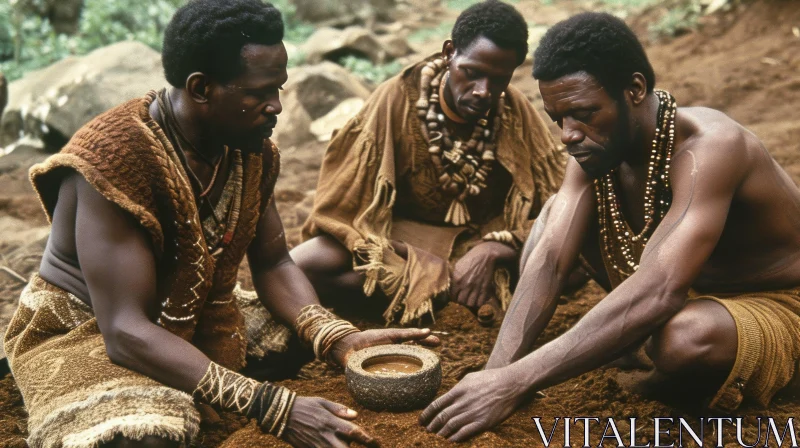 Exploring African Culture: Traditional Attire and Rituals AI Image