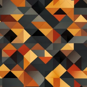 Warm Geometric Triangle Pattern