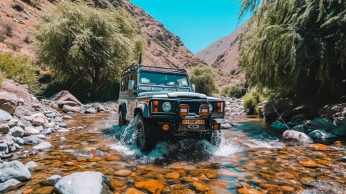 Exploring the Atlas Mountains: Land Rover Defender River Crossing