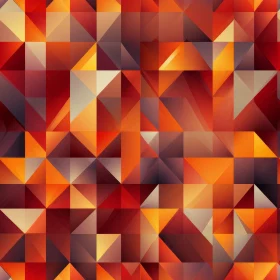 Warmth and Harmony Geometric Pattern