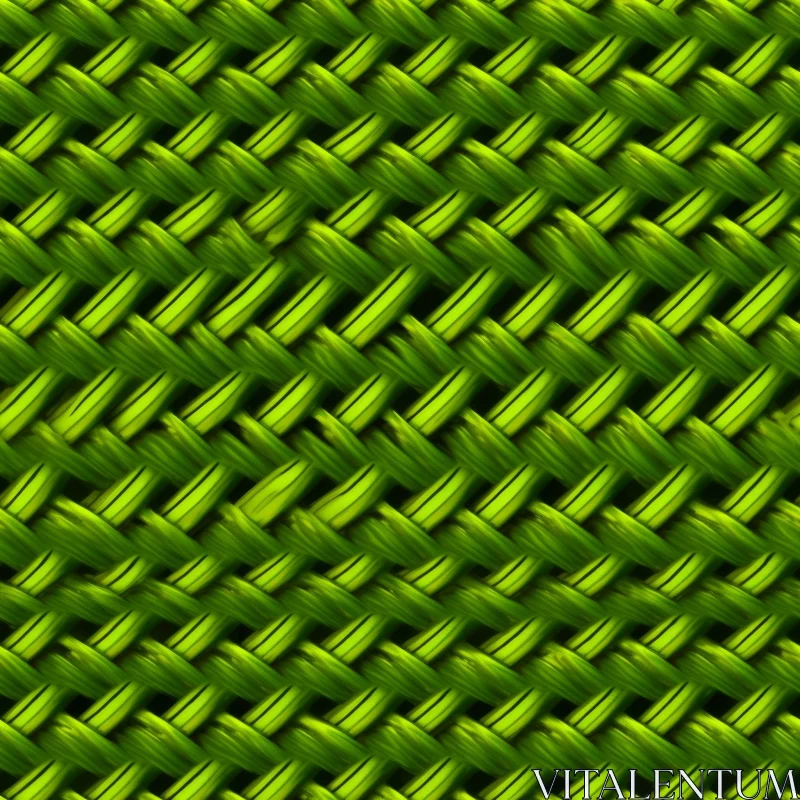 Green Basket Weave Pattern Texture for Design AI Image