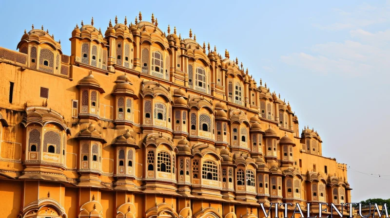 Hawa Mahal: A Majestic Architectural Landmark in Jaipur, India AI Image