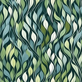 Green Leaves Seamless Pattern Texture