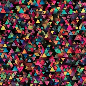 Colorful Triangles Seamless Pattern for Web Backgrounds and Fabric Prints