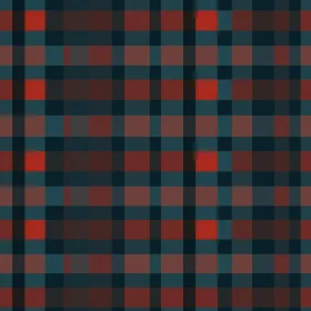 Dark Green Brown Red Tartan Plaid Pattern