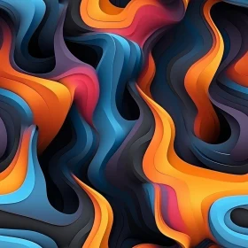 Bold Abstract Painting - Expressive Color Palette