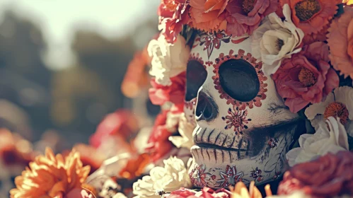 Traditional Mexican Sugar Skull: Celebrating the Day of the Dead