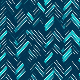Blue and White Stripes Herringbone Pattern Seamless Design