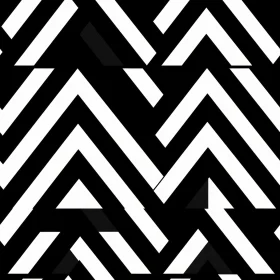 Intriguing Black and White Geometric Pattern