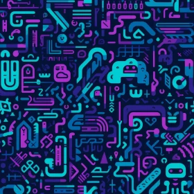 Colorful Abstract Geometric Pattern for Fabric and Wallpaper