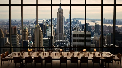 New York City Rooftop Restaurant View
