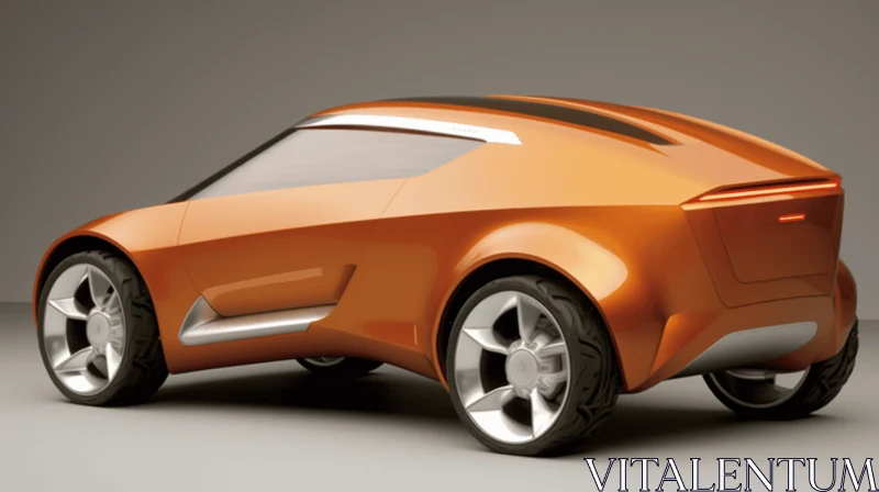 Futuristic Electric Vehicle Concept - Yowata Coupe Design AI Image