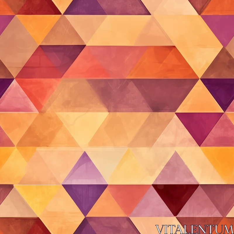 AI ART Watercolor Triangle Pattern - Background Texture Design