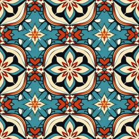 Colorful Moroccan Tiles Pattern for Home Decor