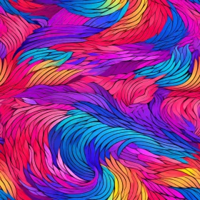 Colorful Abstract Painting - Modern Energy and Movement