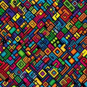 Colorful Geometric Pattern | Harmony and Energy