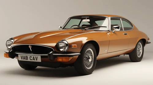 Exquisite Classic Tan Car: Captivating Photos | Delicate Chromatics