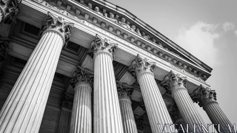 US Supreme Court Building: A Timeless Symbol of Justice AI Image