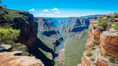 Captivating River on Cliff: Monumental Vistas and Unreal Landscapes