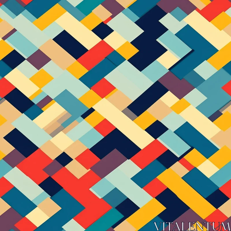 AI ART Colorful Geometric Pattern for Backgrounds