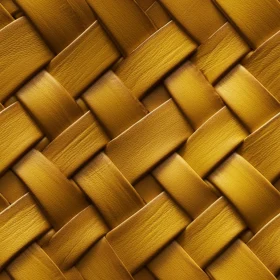 Wicker Basket Texture Close-Up