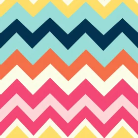Colorful Chevron Vector Pattern | Seamless Design