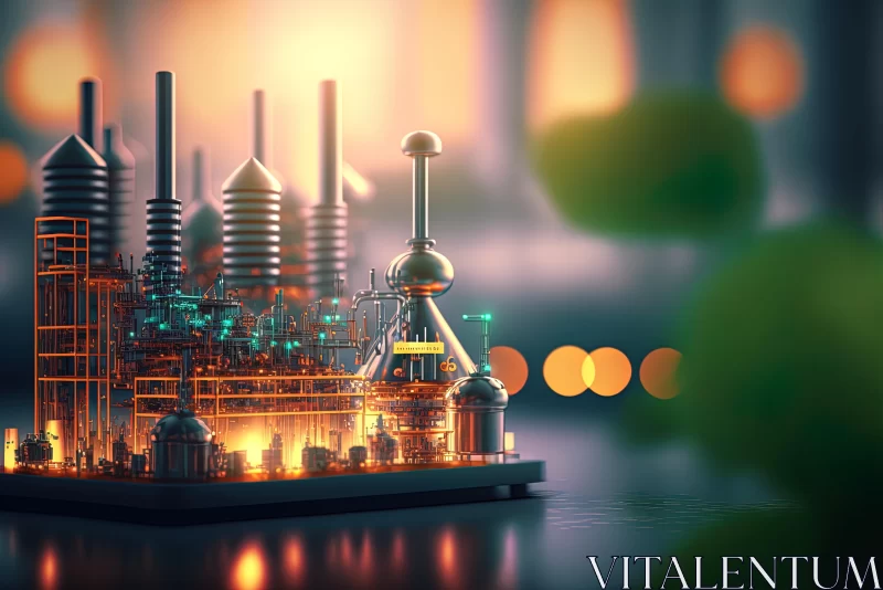 Futuristic 3D City Concept by Gothic Design House | Chemical Reactions AI Image