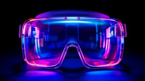 Colorful Futuristic Safety Goggles