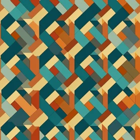 Moroccan Inspired Seamless Geometric Pattern