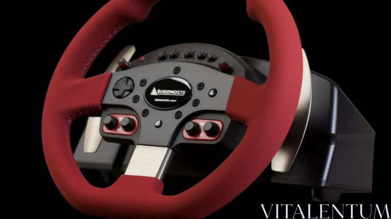 Premium Sim Racing Steering Wheel for PC, PS4, Xbox One AI Image