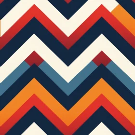Colorful Zig Zag Geometric Pattern