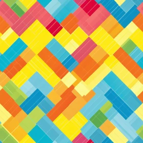 Harmonious Bright Geometric Pattern