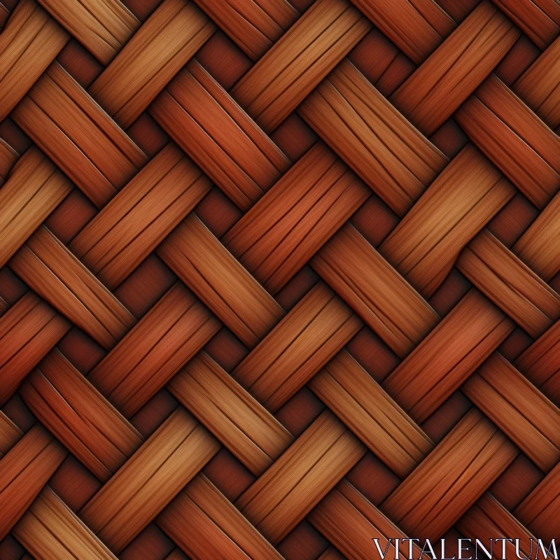 AI ART Wicker Basket Texture - Seamless and Realistic