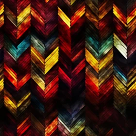Vintage Herringbone Pattern in Dark Tones